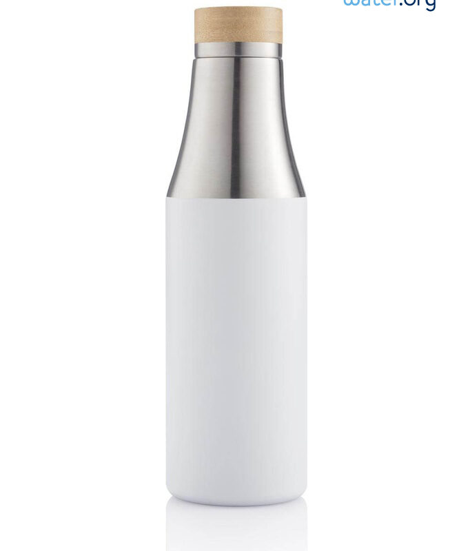 BREDA – CHANGE Collection Insulated Water Bottle – White