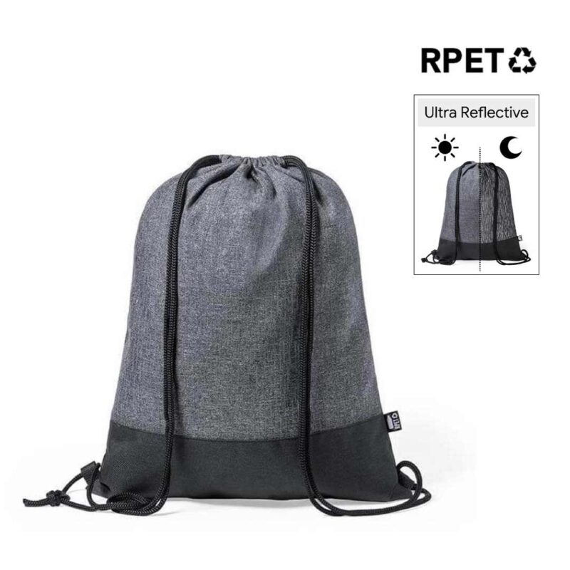 MODRA – Giftology Reflective RPET Drawstring Bag