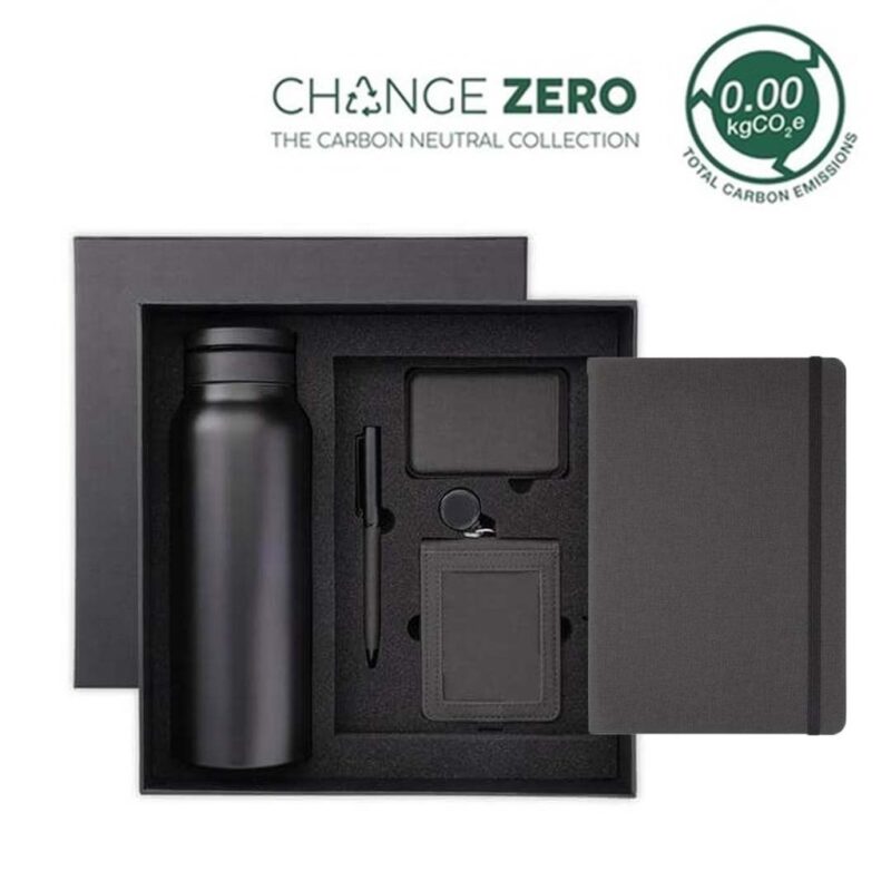 AVEIRO – CHANGE ZERO Sustainable 5pc Gratitude Gift Set – Black