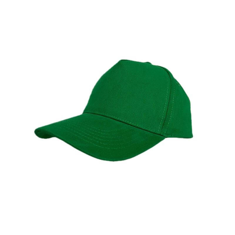 NARVA – 5 Panel Heavy Brushed Cotton Cap – Green