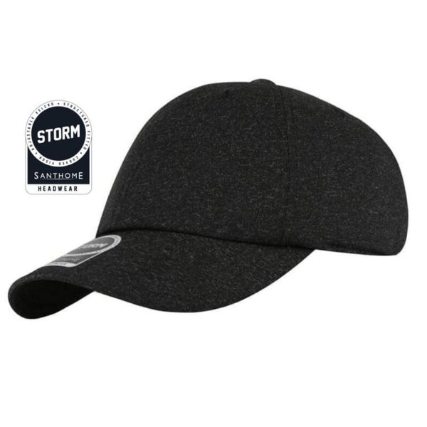 STORM – Santhome Textured 6-panel Cap – Black