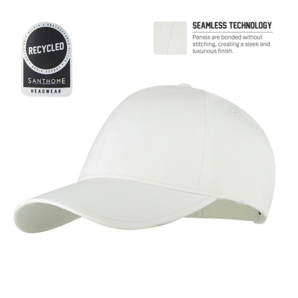 PEAK – Santhome® DryNCool® Advanced Seamless 6-Panel Cap – White