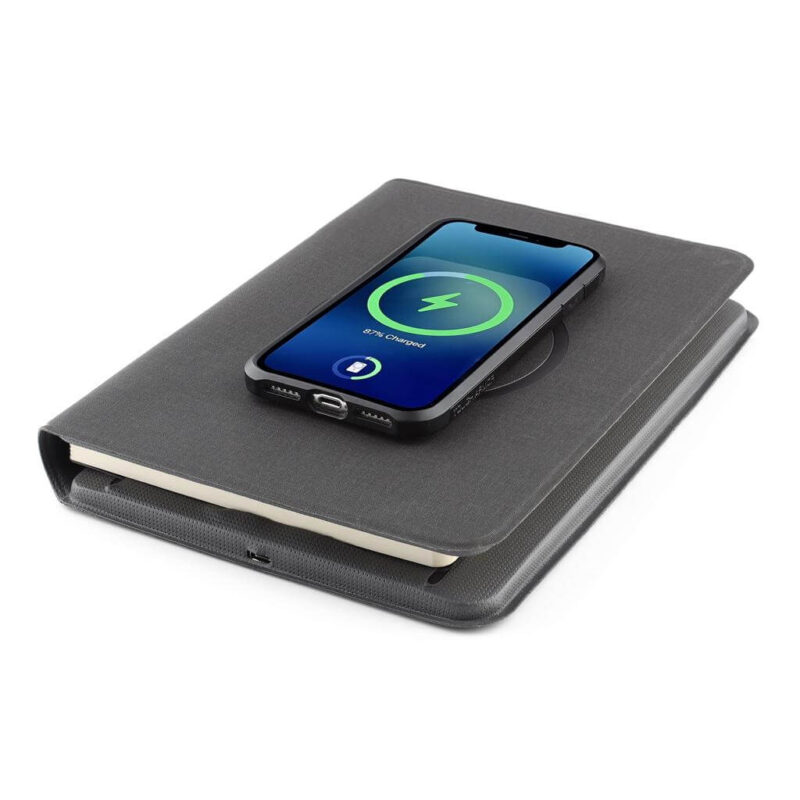 GUBIN – Santhome 10000mAh Wireless Powerbank Organizer – Black