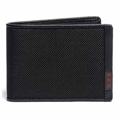 TUMI® – Alpha SLG Double Billfold Wallet – Black