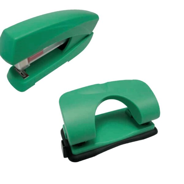 Poomo Set Of Stapler & Punch