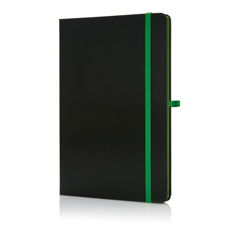 SUKH – SANTHOME A5 Hardcover Ruled Notebook Black-Green