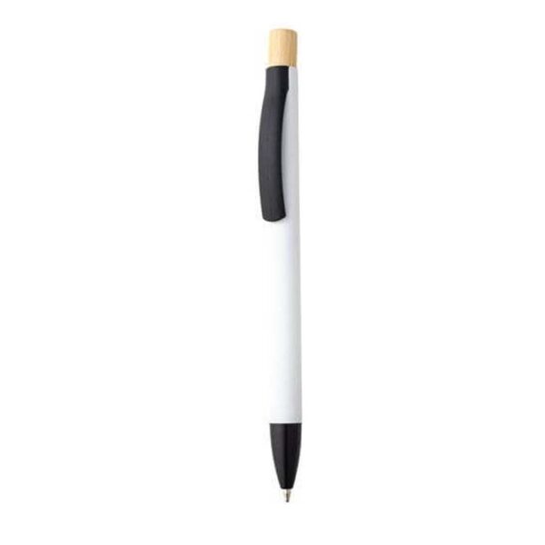 BOLT – Aluminium Push Action Ballpen – White