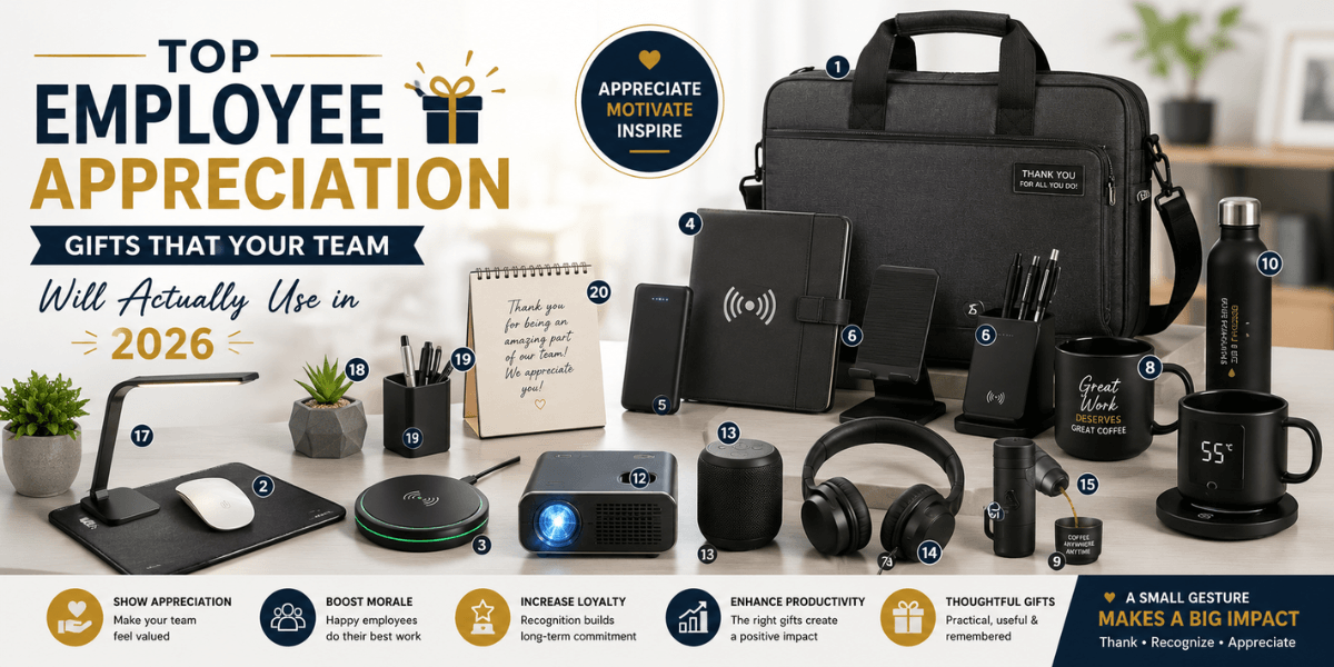 Top Employee Appreciation Gifts That Your Team Will Actually Use in 2026
