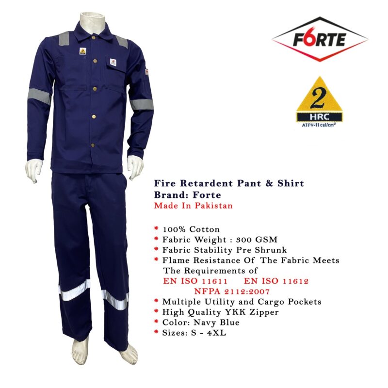 FORTE FIRE RETARDANT PANT & SHIRT-PAKISTAN