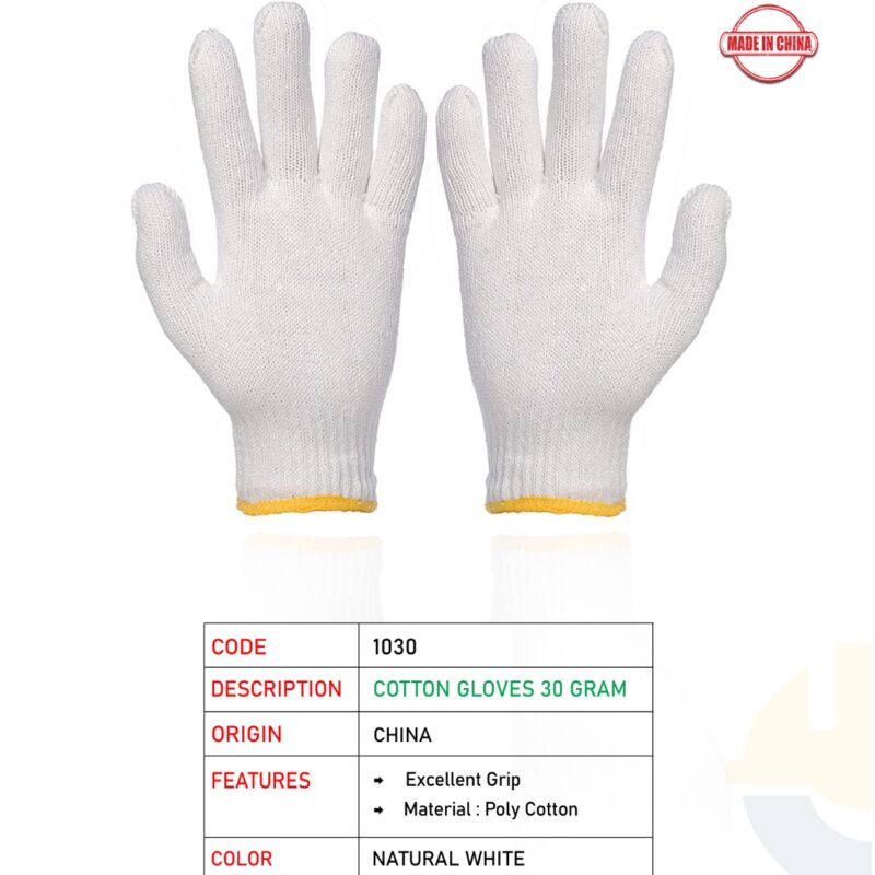 VOLTA COTTON GLOVES 30 GRM-1030