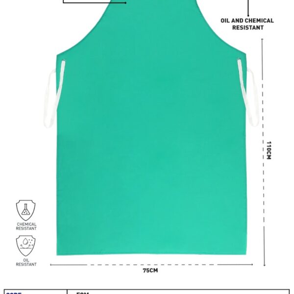 ARMSTRONG PVC OIL AND CHEMICAL APRONE-FOM
