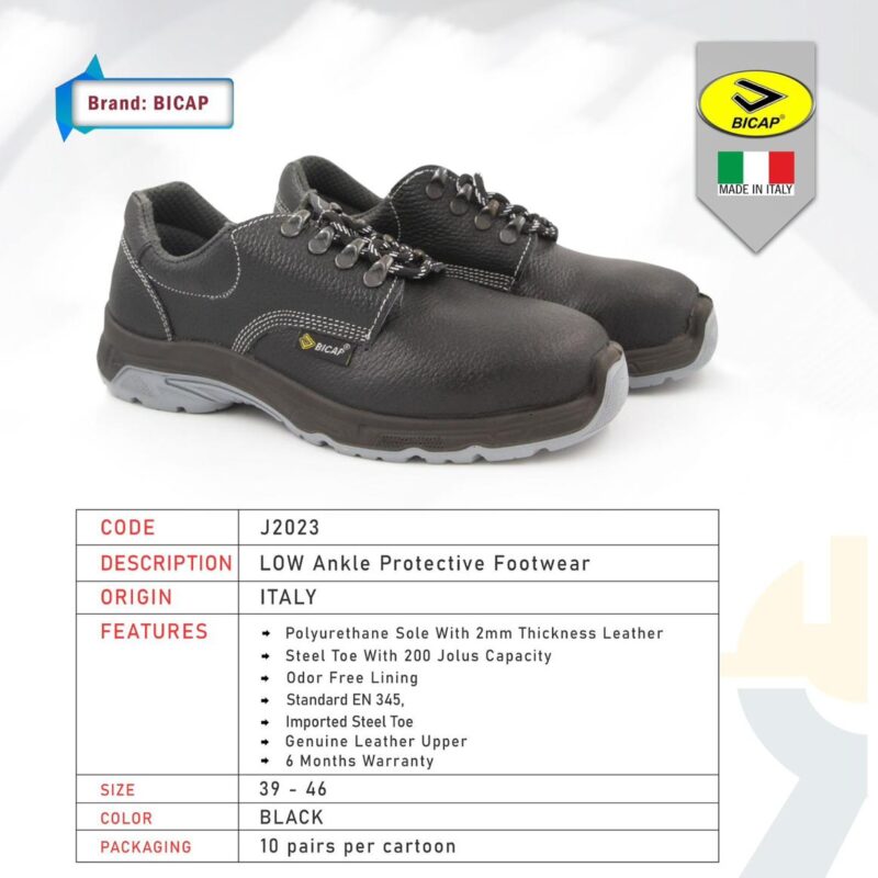 BICAP SAFETY SHOES MADE IN ITALY-LOW ANKLE