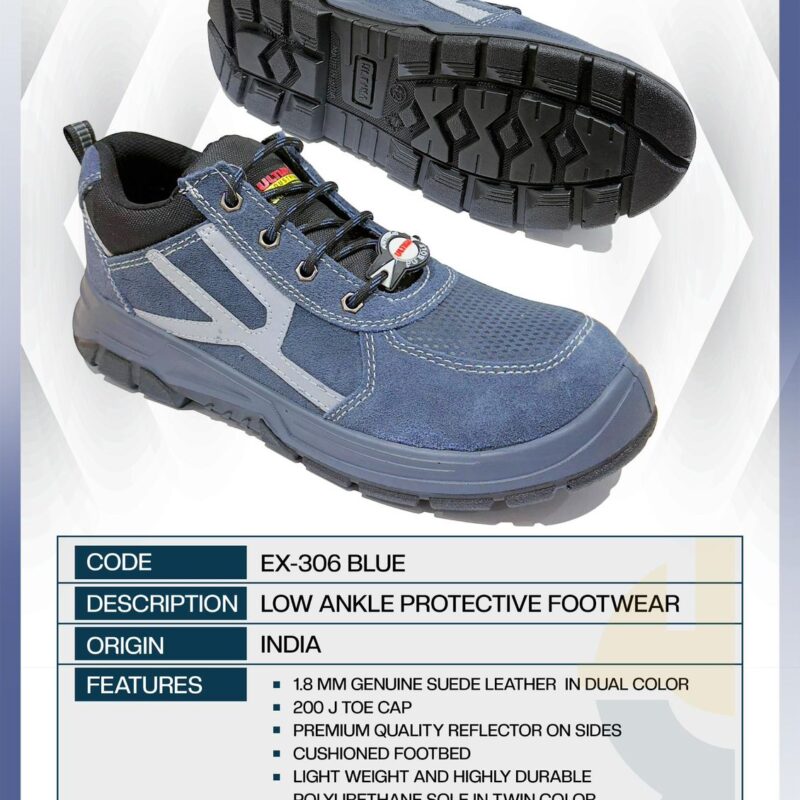 ULTIMA SAFETY SHOES EX-306 BLUE