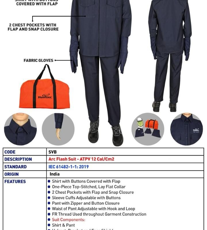 VAULTEX ARC FLASH SUIT-ATPV 12 CAL