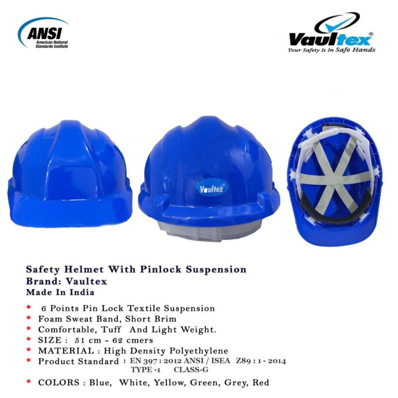 VAULTEX SAFETY HELMET BLUE-VHT