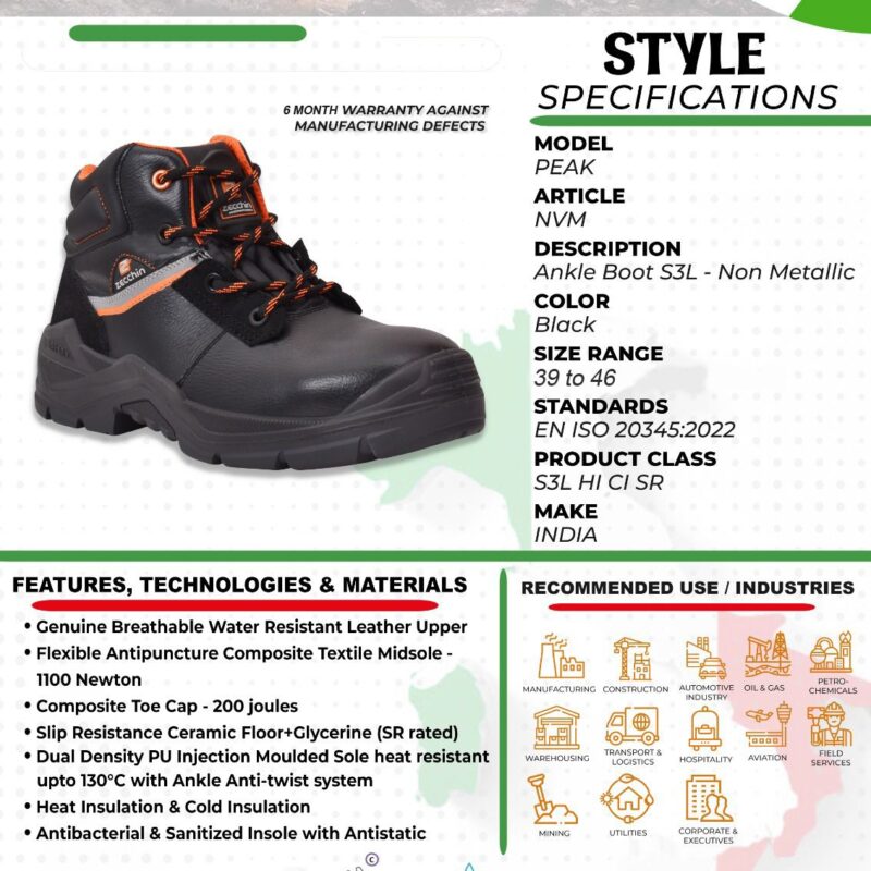 ZECCHIN SAFETY SHOES-PEAK