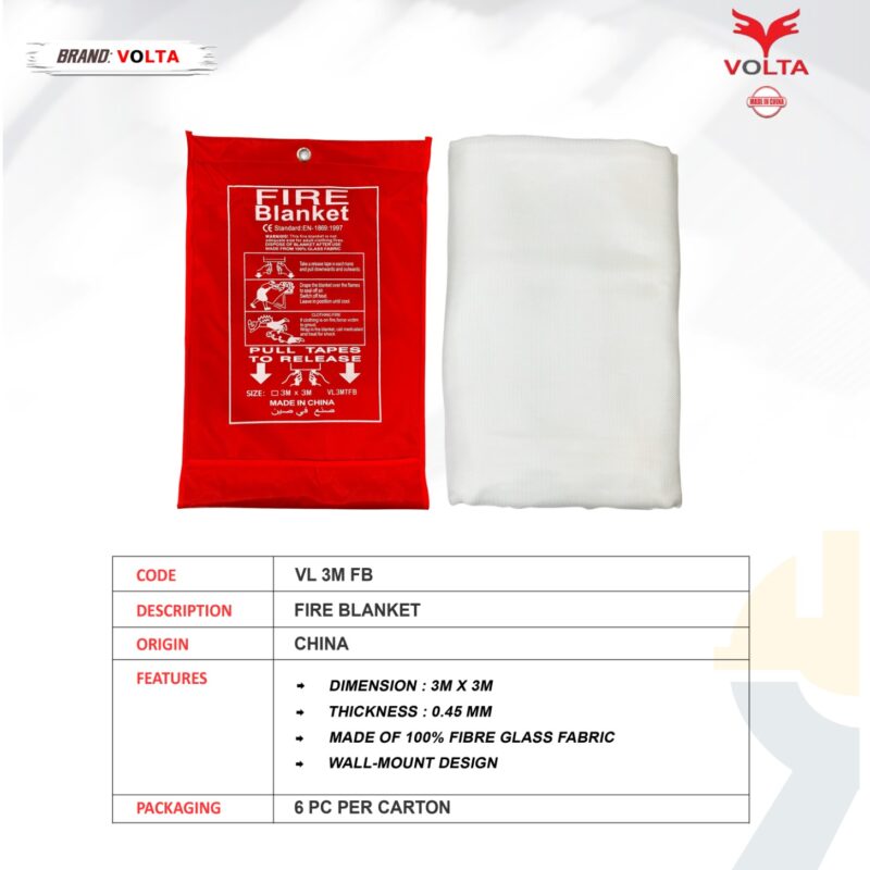 FIRE BLANKET 3M X 3M