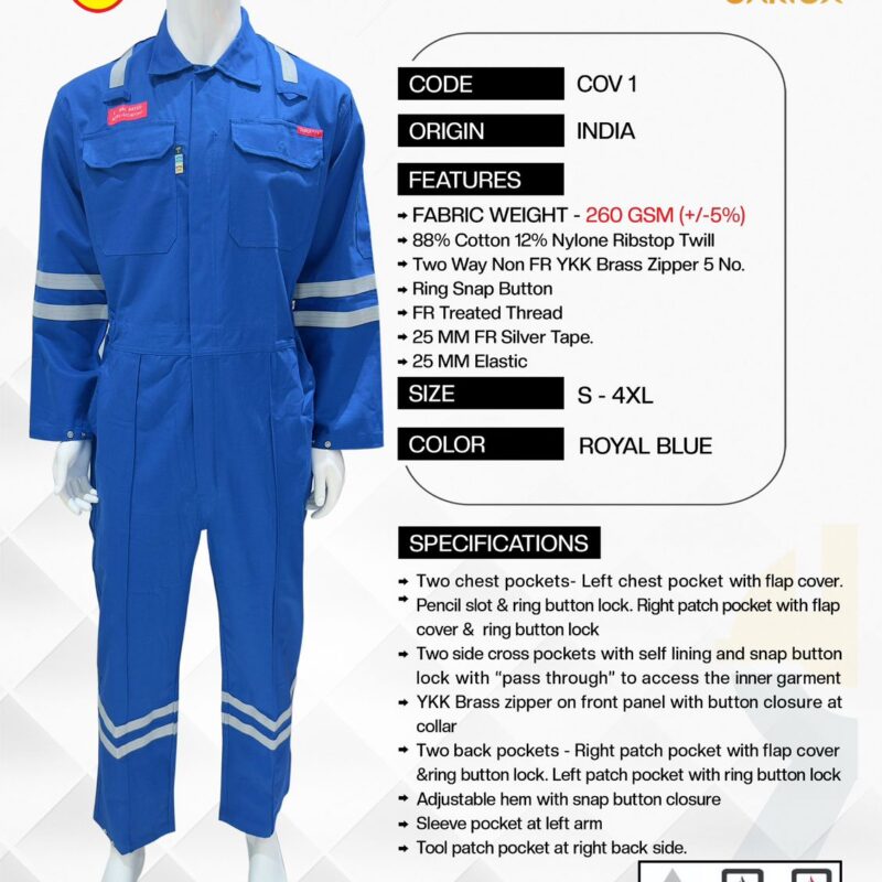 GARIOX – Flame Resistant Coverall – CAT 2 (12 CAT)