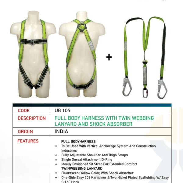VAULTEX FULL BODY HARNESS – UB 105