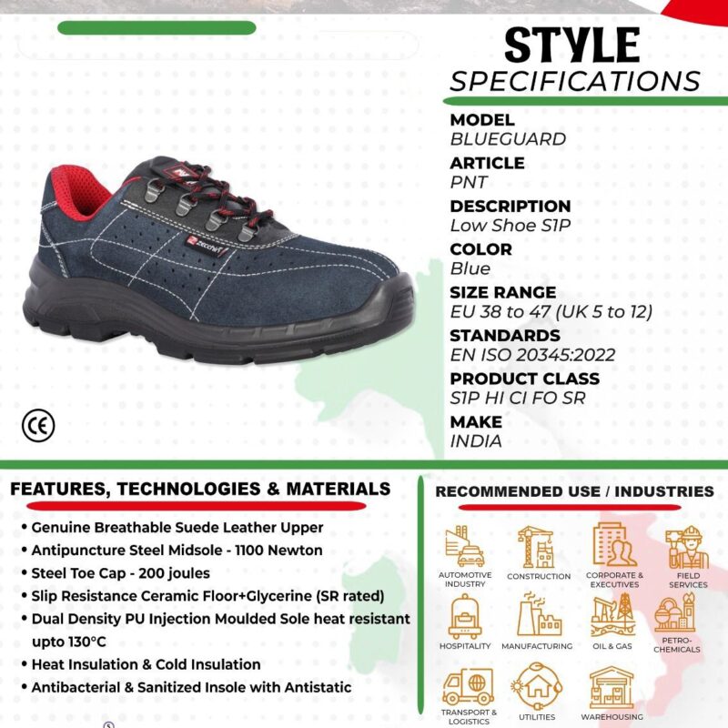 ZECCHIN SAFETY SHOES -BLUEGUARD PNT